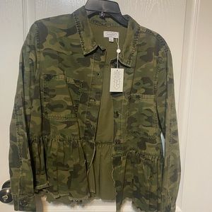 NWT Camo Mud Pie Jacket, Size L